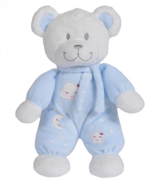 Nicotoy Peluche Ours Bleu - 30 cm